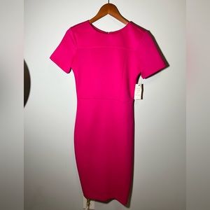 NWT Neiman Marcus Pink Midi Dress